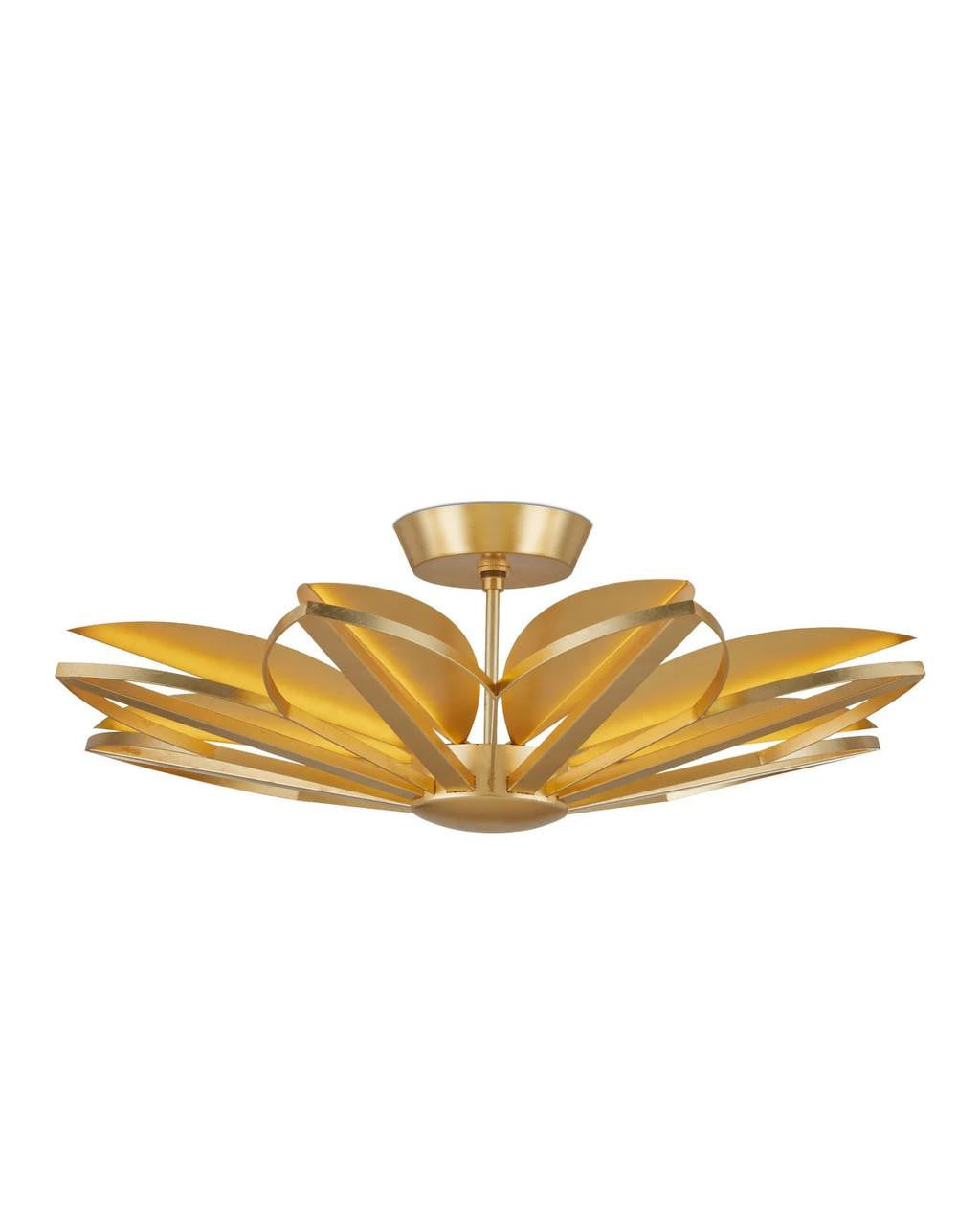 Currey and Company Stewart Semi-Flush Mount