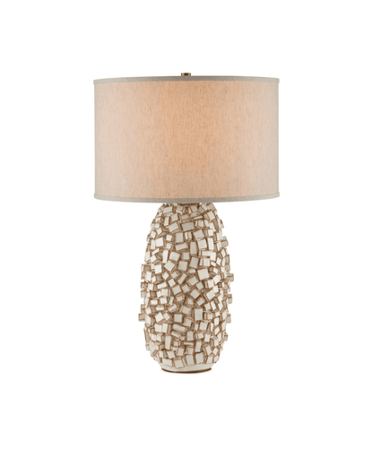 Currey and Company Sugar Cube Ivory Table Lamp