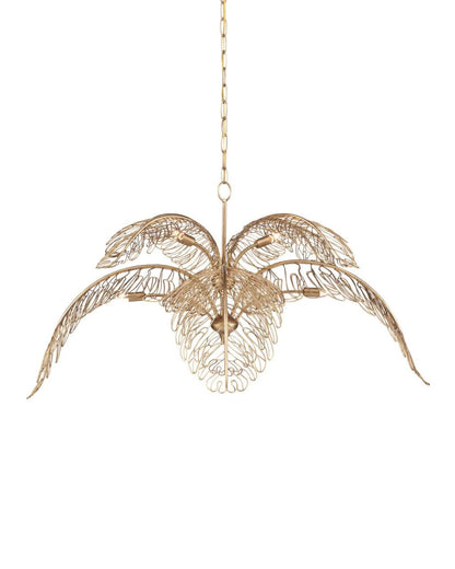 Currey and Company Taormina Brass Chandelier