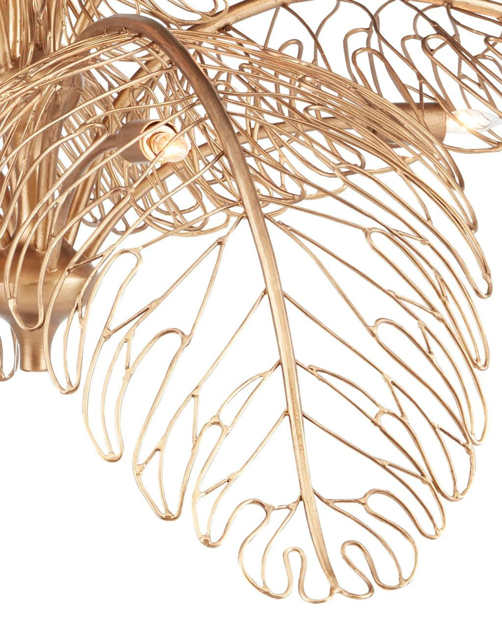 Currey and Company Taormina Brass Chandelier