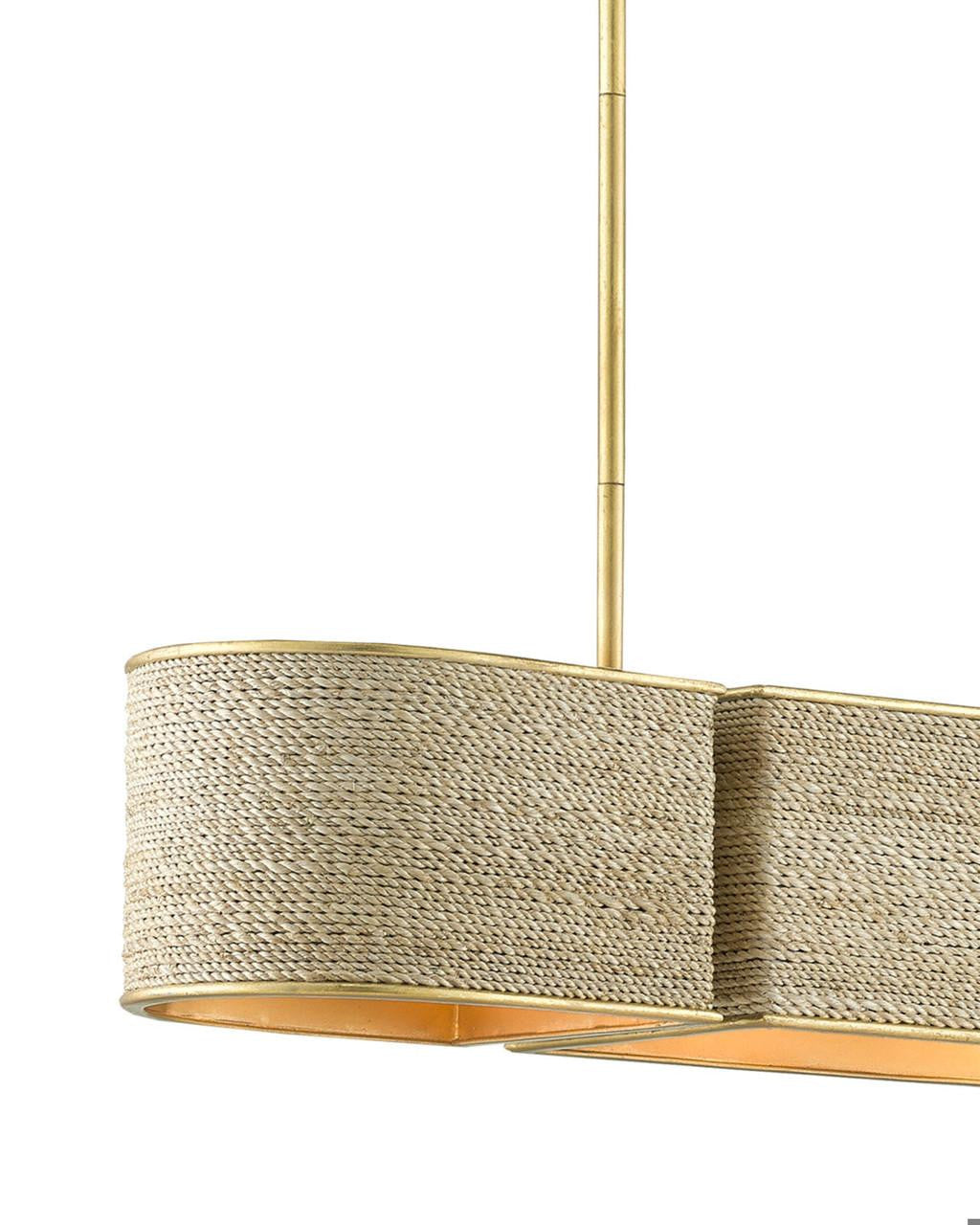 Currey and Company Tenby Oval Chandelier