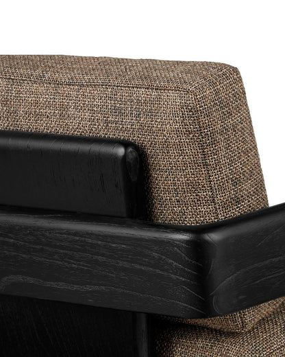 Currey and Company Theo Lounge Chair, Rig Otter