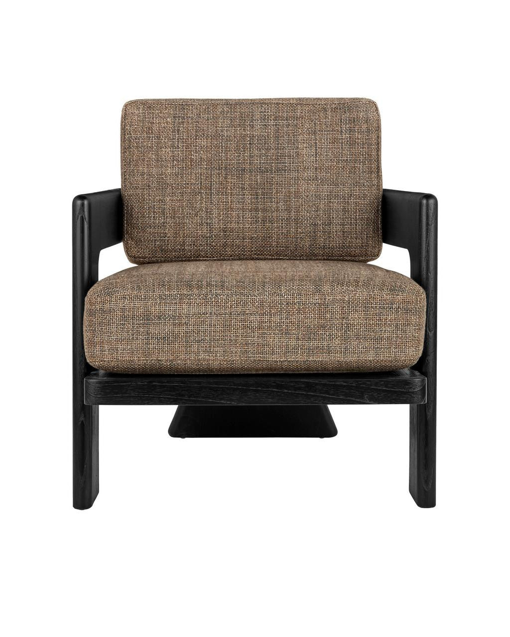 Currey and Company Theo Lounge Chair, Rig Otter