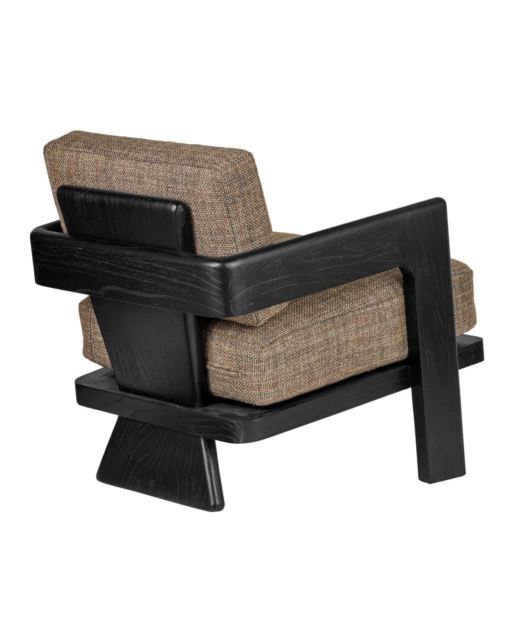 Currey and Company Theo Lounge Chair, Rig Otter