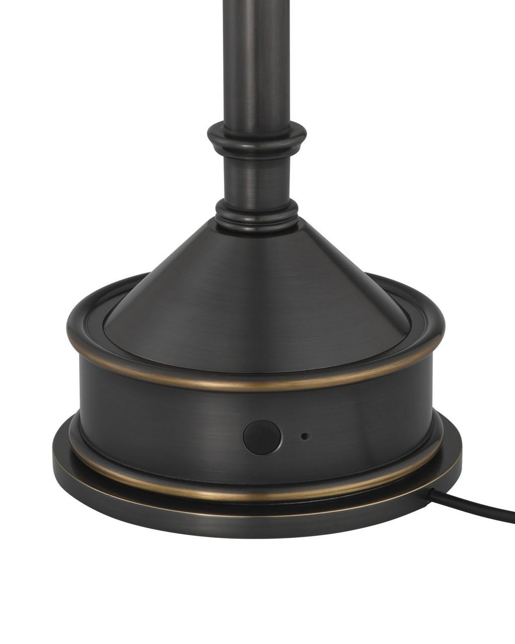 Currey and Company Traipse Bronze Cordless Table Lamp