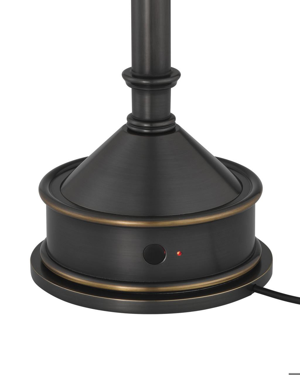 Currey and Company Traipse Bronze Cordless Table Lamp