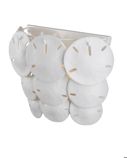 Currey and Company Tulum White Wall Sconce