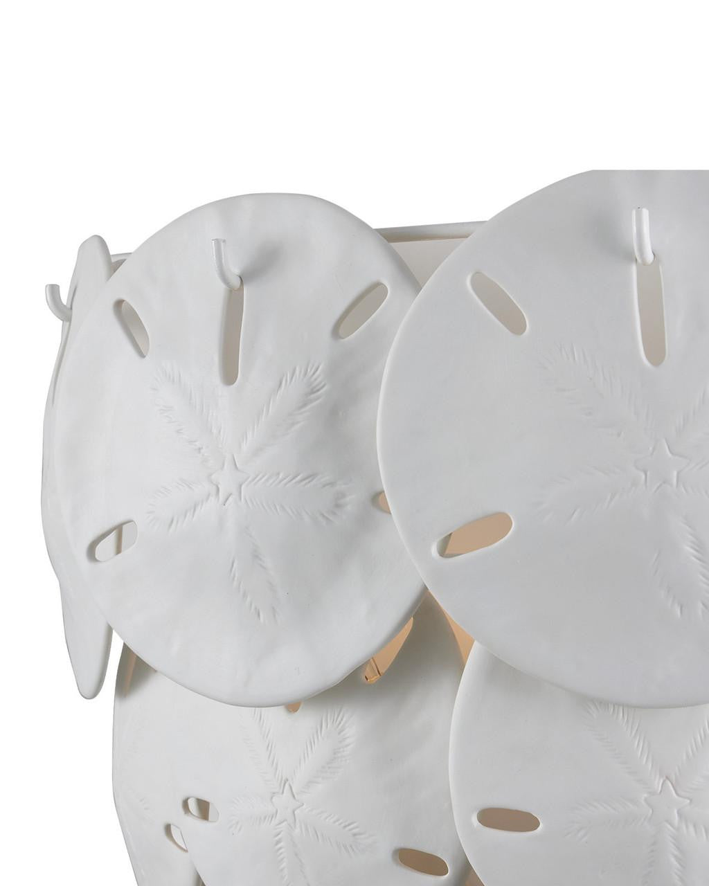 Currey and Company Tulum White Wall Sconce