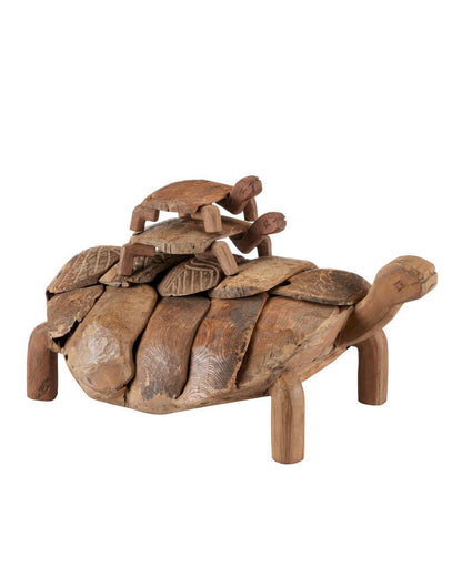 Currey and Company Turtle Sculptures, Set of 3 Natural