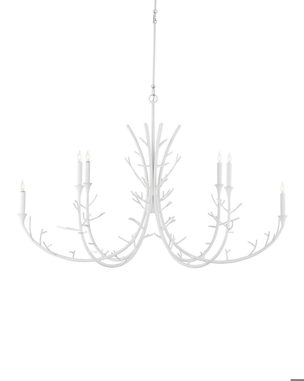 Currey and Company Twiggy Oval Chandelier