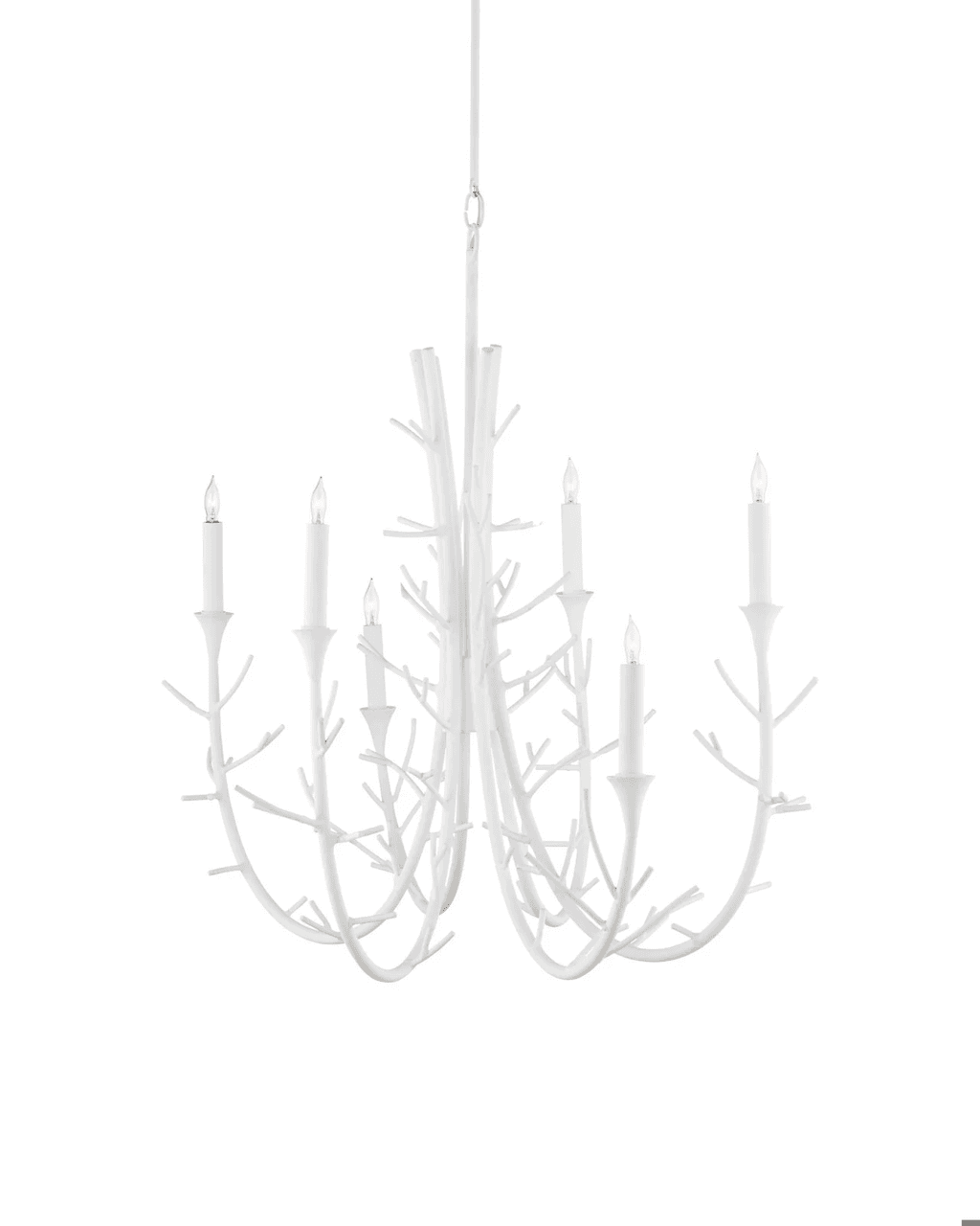 Currey and Company Twiggy Oval Chandelier