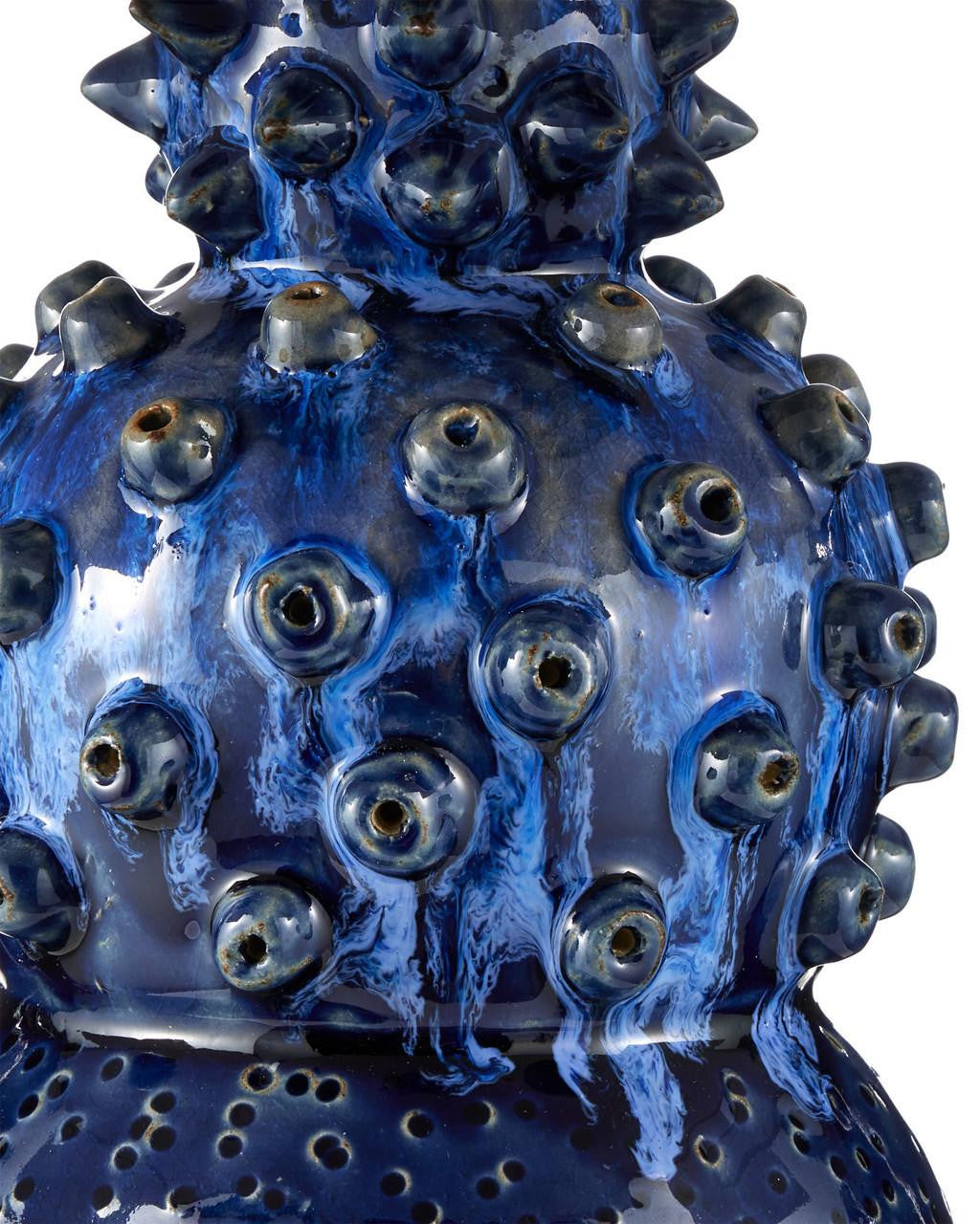 Currey and Company Undersea Dark Blue Table Lamp