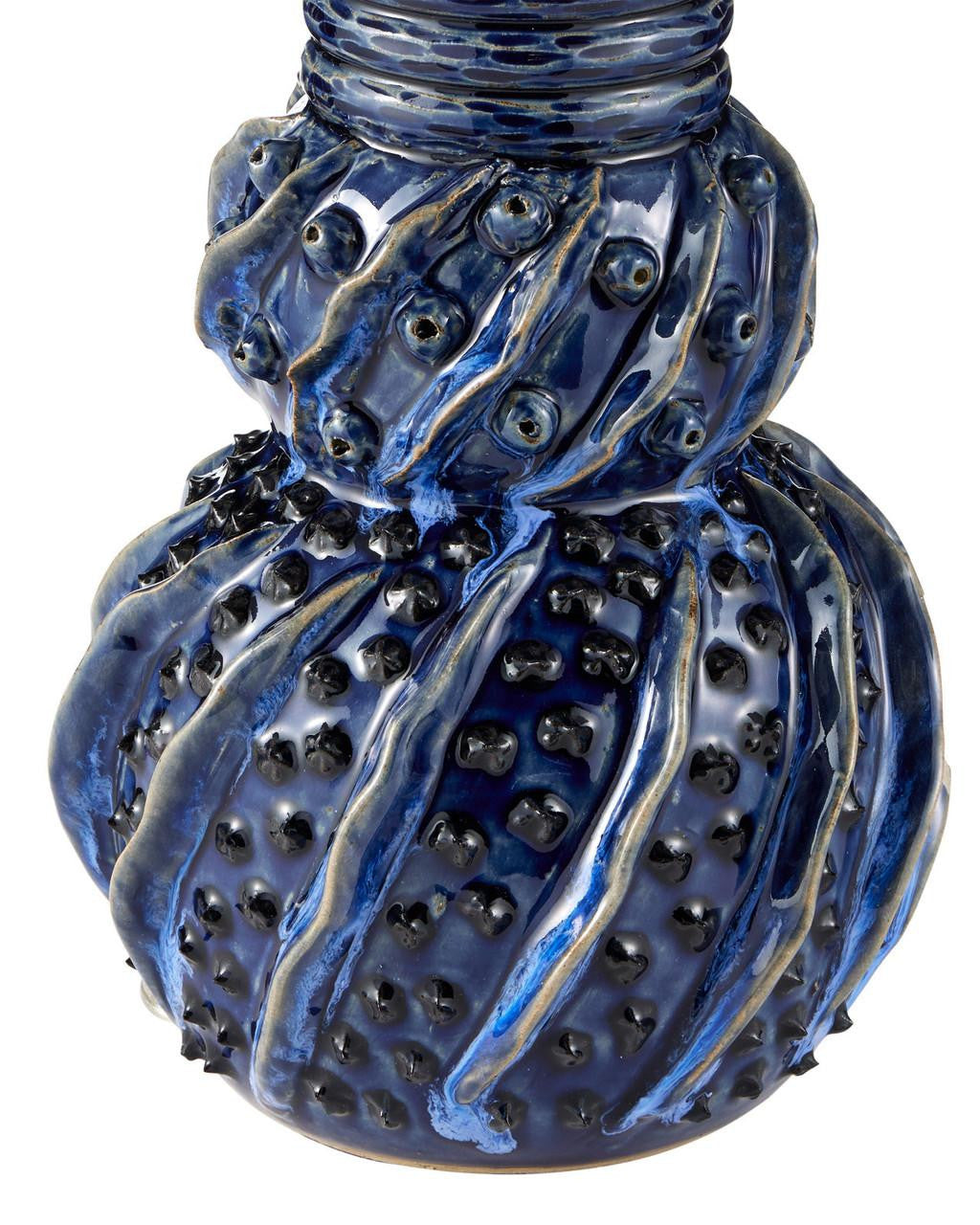 Currey and Company Undersea Dark Blue Table Lamp