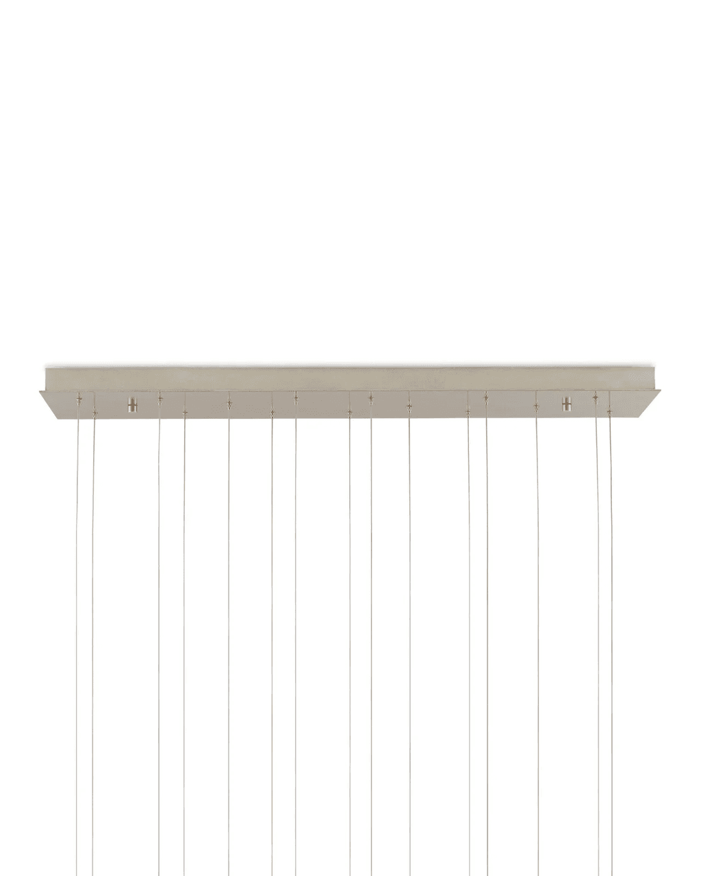 Currey and Company Virtu 15-Light Linear Multi-Drop Pendant