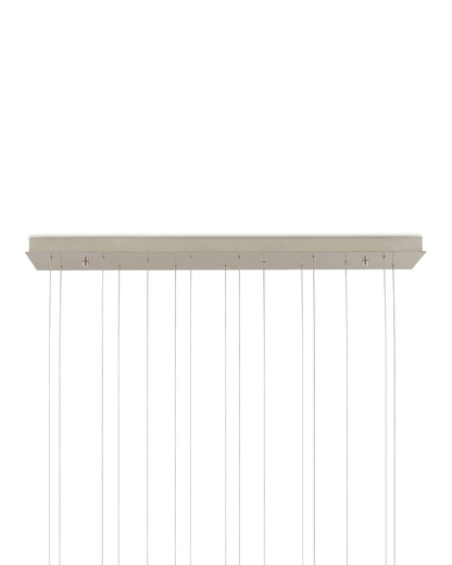 Currey and Company Virtu 15-Light Linear Multi-Drop Pendant
