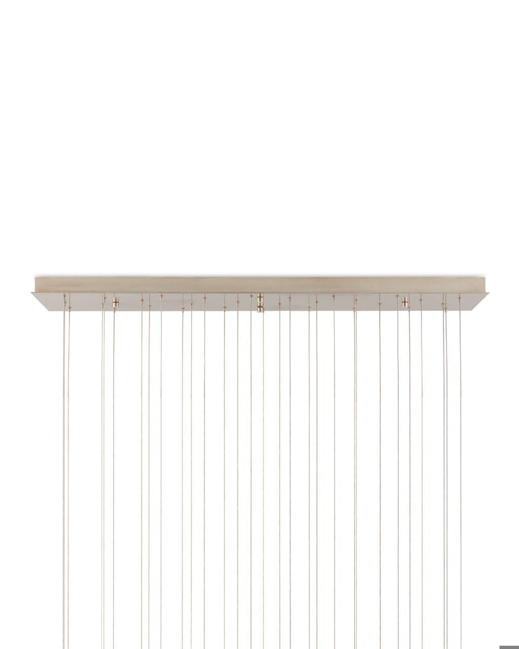 Currey and Company Virtu 30-Light Linear Multi-Drop Pendant