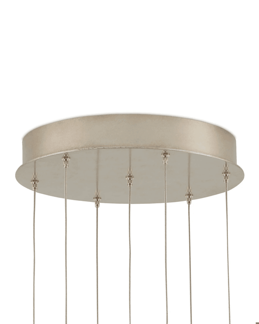 Currey and Company Virtu 7-Light Round Multi-Drop Pendant