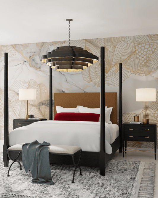 Currey and Company Walwyn Brass Table Lamp