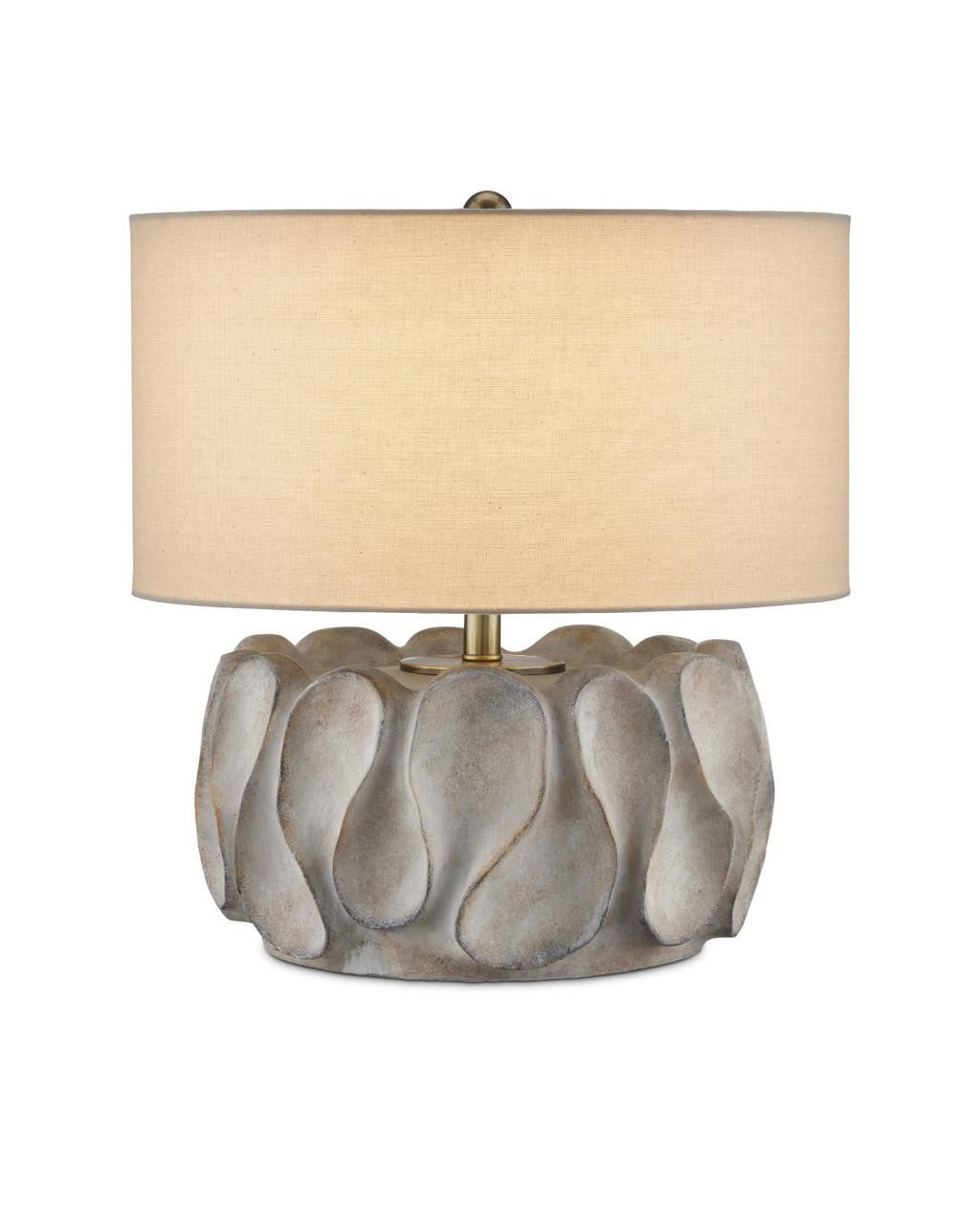 Currey and Company Weststrand Table Lamp Gray, Dark Gray, Brown