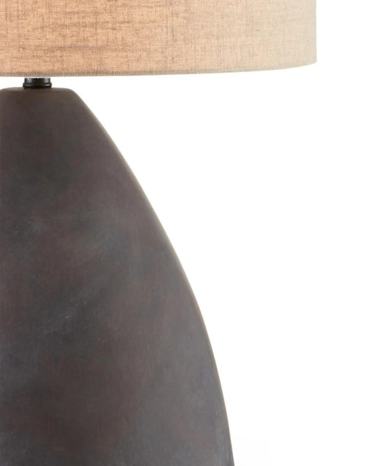 Currey and Company Zea Black Table Lamp