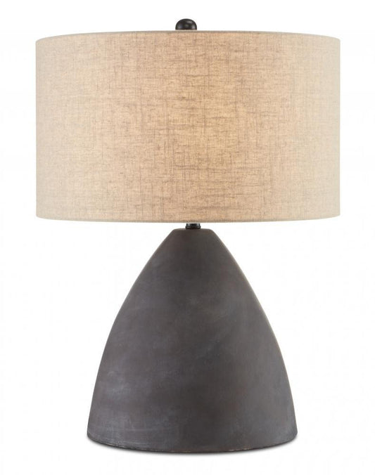 Currey and Company Zea Black Table Lamp Antique Black