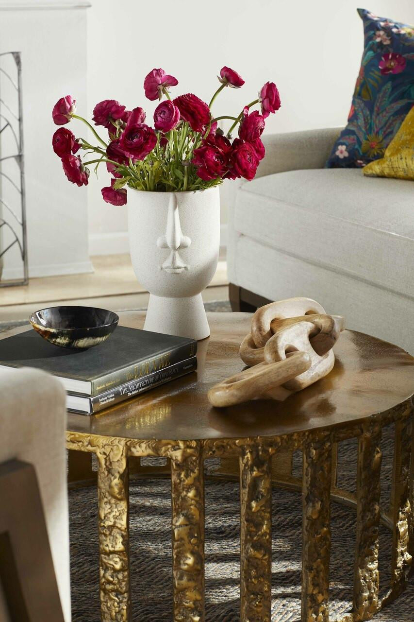 Cyan Design Lucila Gilded Flat Coffee Table