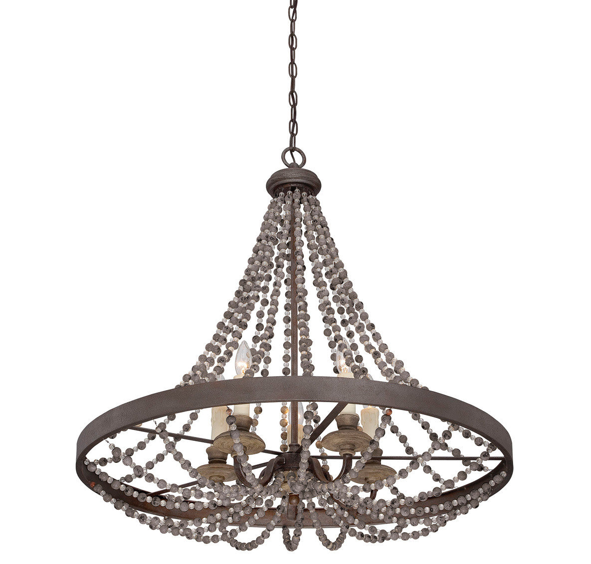 Mallory 5-Light Pendant, Savoy House 7-7406-5-39