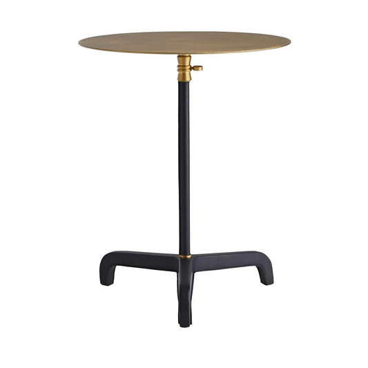 Arteriors Home Addison Accent Table Indigo Leather