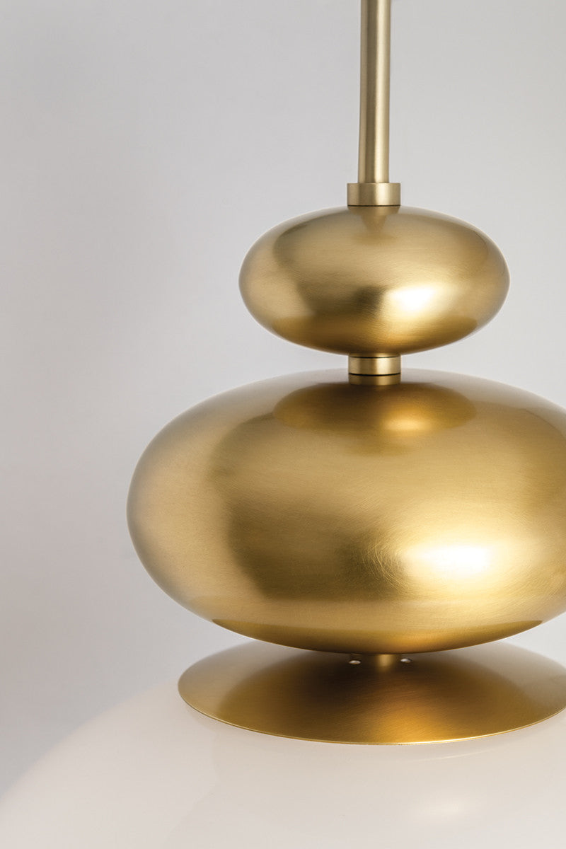 Mitzi by Hudson Valley Lighting Elsie Pendant Nickel, Polished Nickel