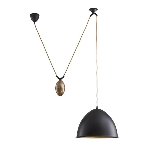 Arteriors Home Egg Drop Pendant Bronze, Antique Brass