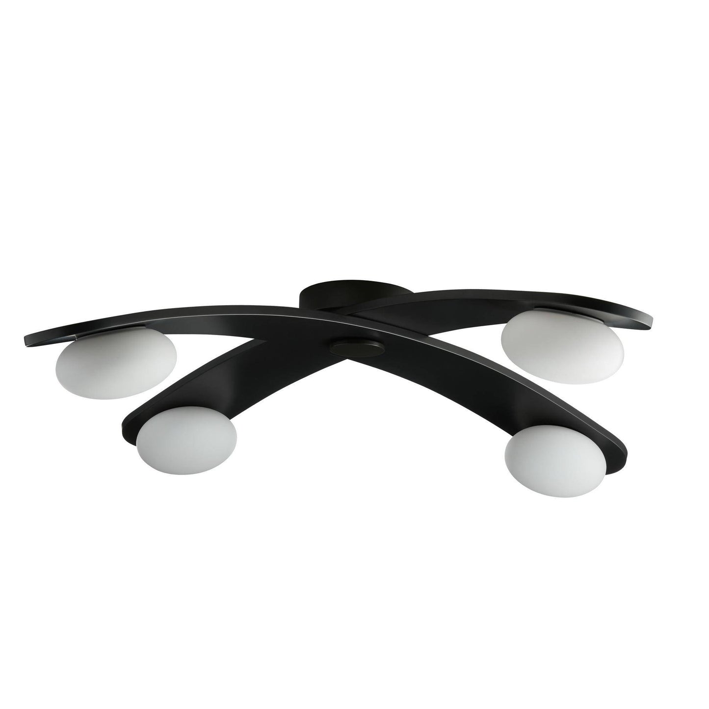 Arteriors Home Axia Flush Mount Blackened Iron