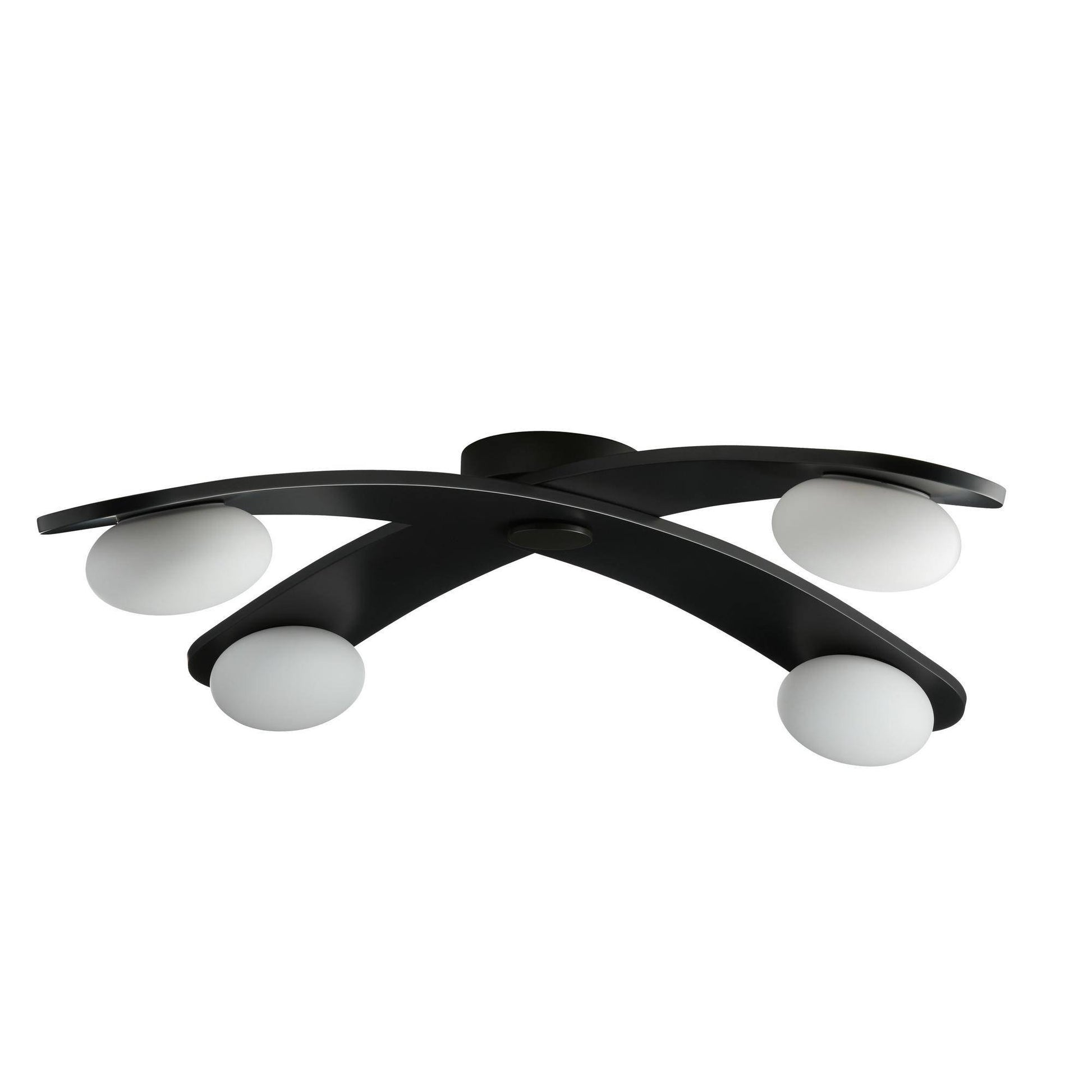 Arteriors Home Axia Flush Mount Blackened Iron