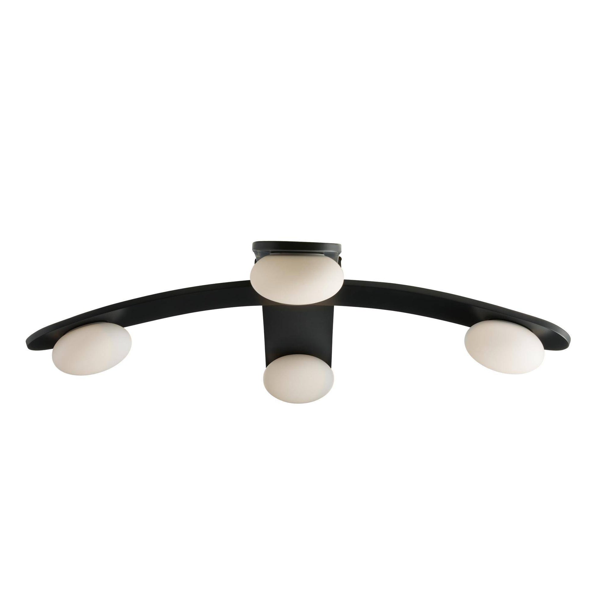 Arteriors Home Axia Flush Mount Blackened Iron
