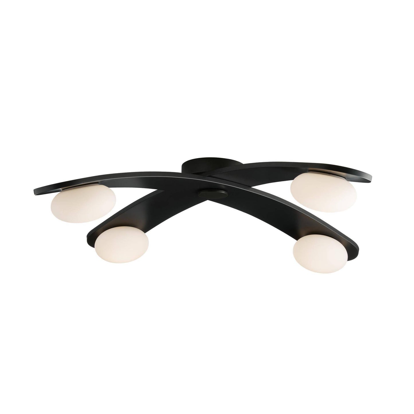 Arteriors Home Axia Flush Mount Blackened Iron