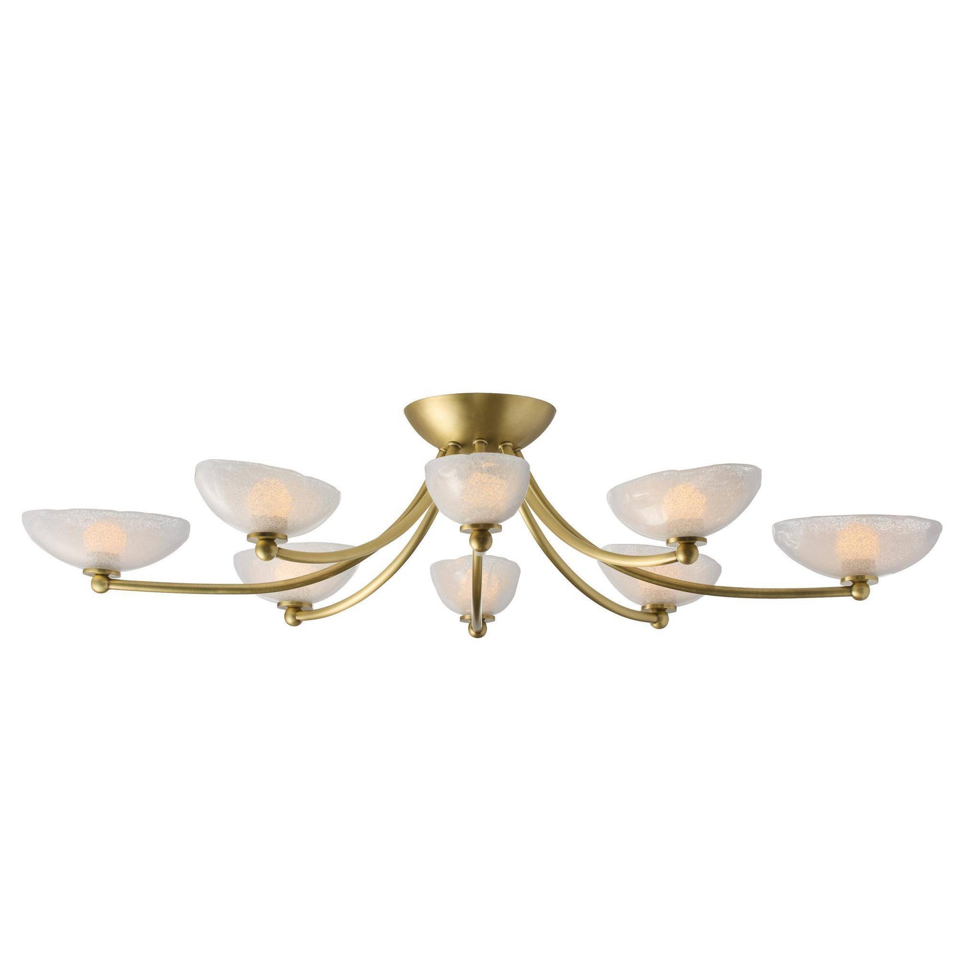 Arteriors Home Zamora Flush Mount Antique Brass