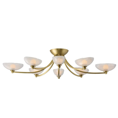 Arteriors Home Zamora Flush Mount Antique Brass