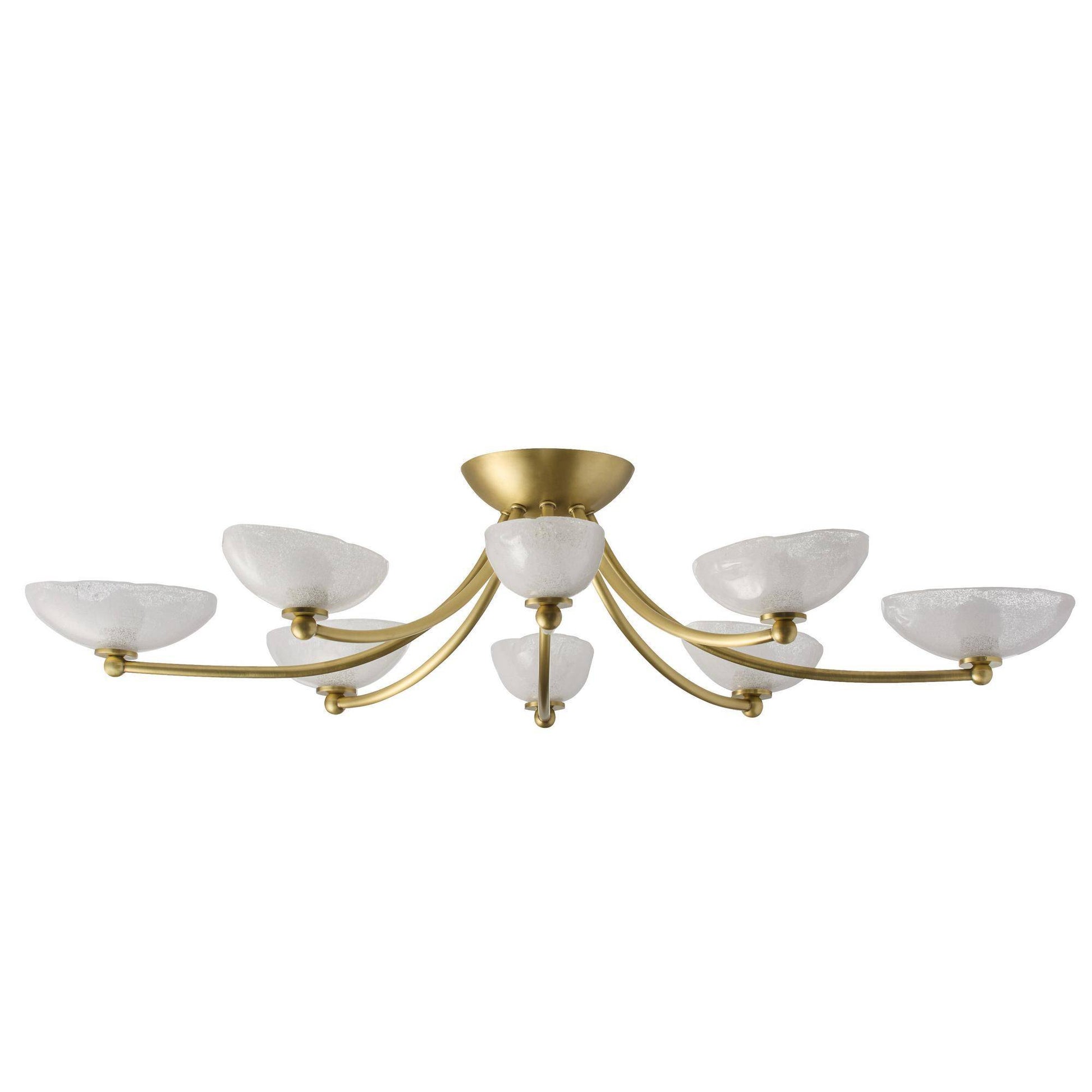 Arteriors Home Zamora Flush Mount Antique Brass