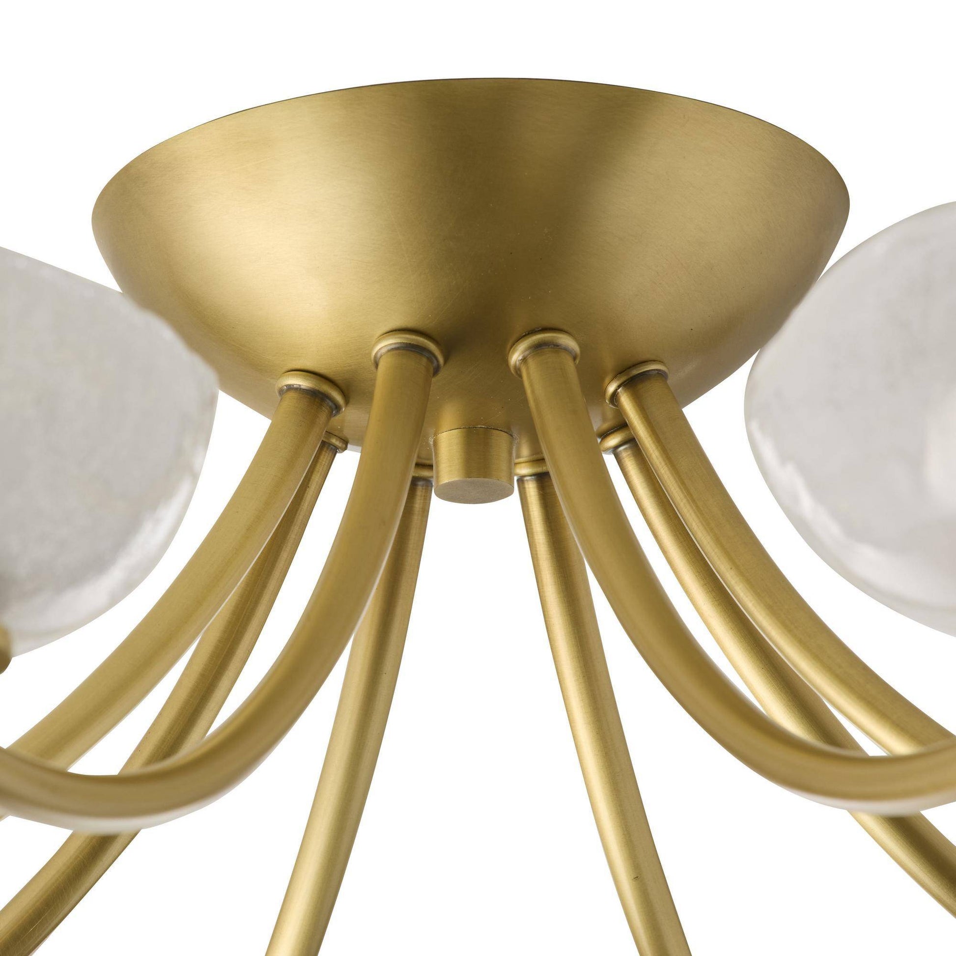 Arteriors Home Zamora Flush Mount Antique Brass