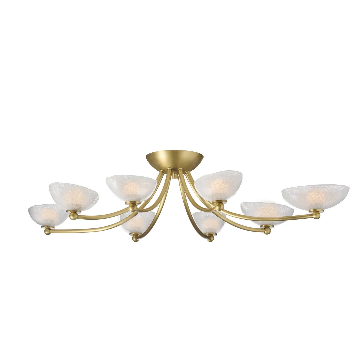 Arteriors Home Zamora Flush Mount Antique Brass