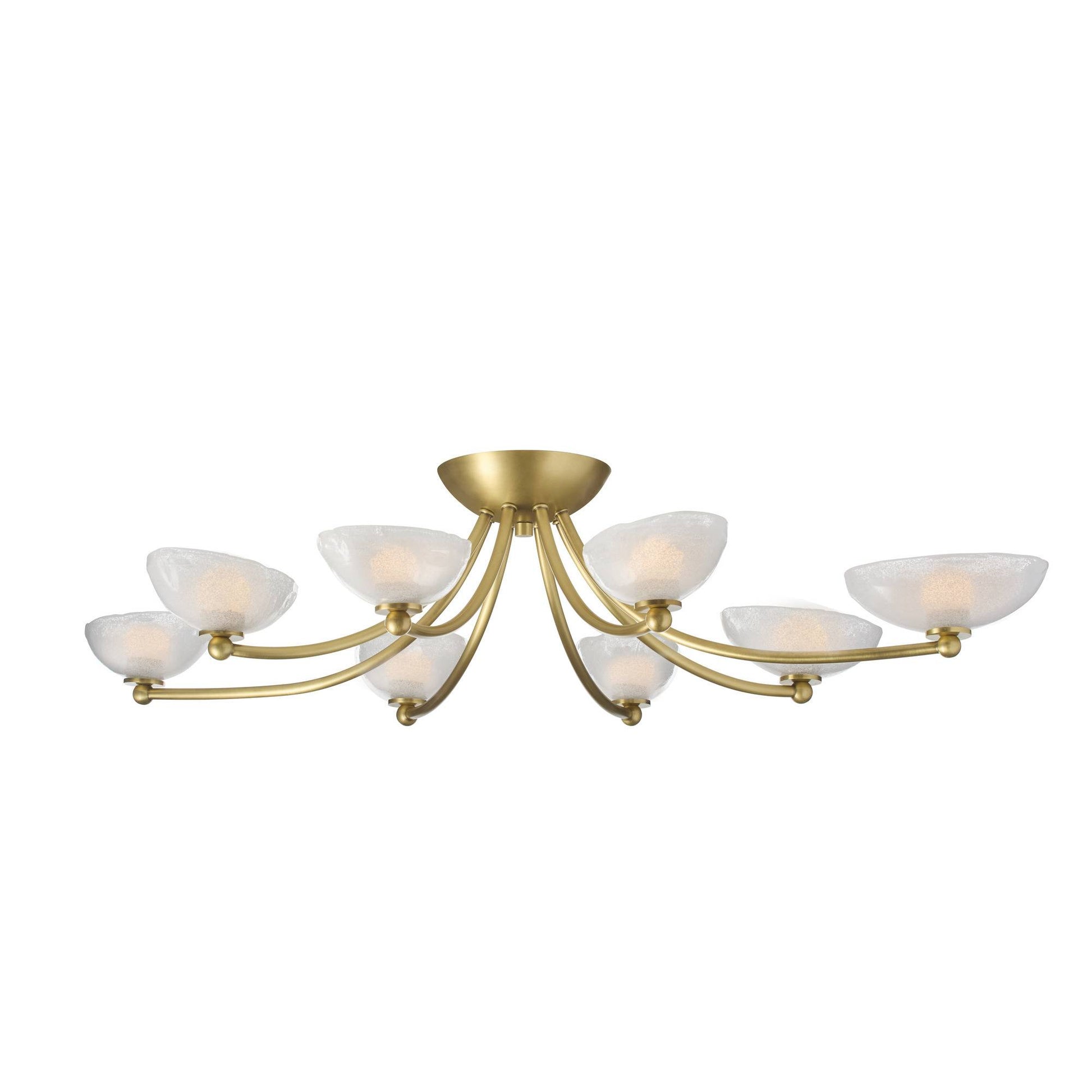 Arteriors Home Zamora Flush Mount Antique Brass