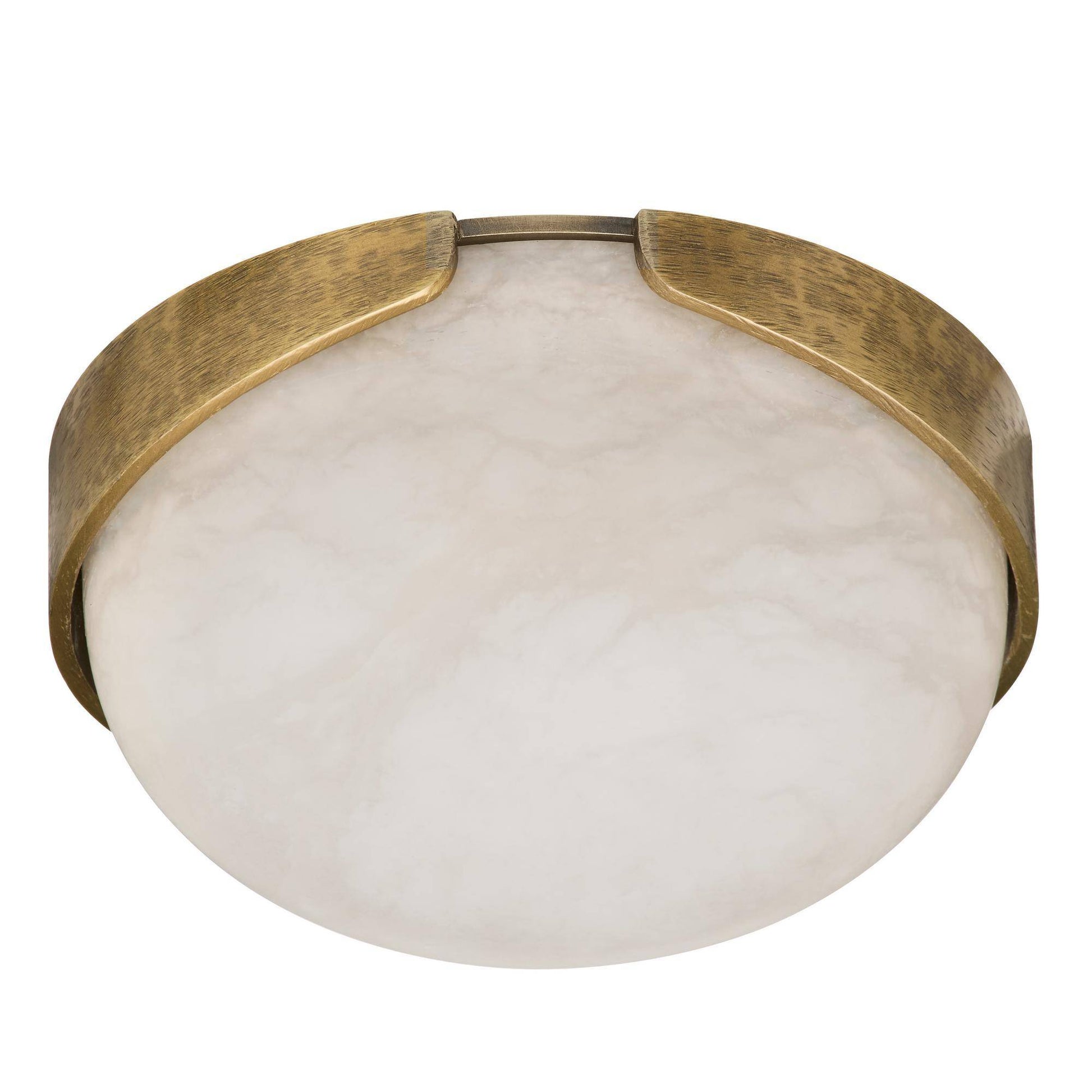 Arteriors Home Elara Mini Flush Mount Antique Brass
