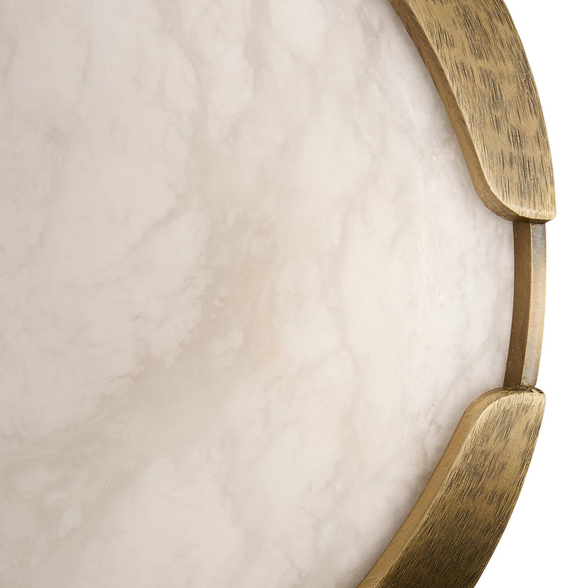 Arteriors Home Elara Mini Flush Mount Antique Brass