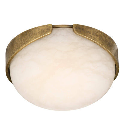Arteriors Home Elara Mini Flush Mount Antique Brass