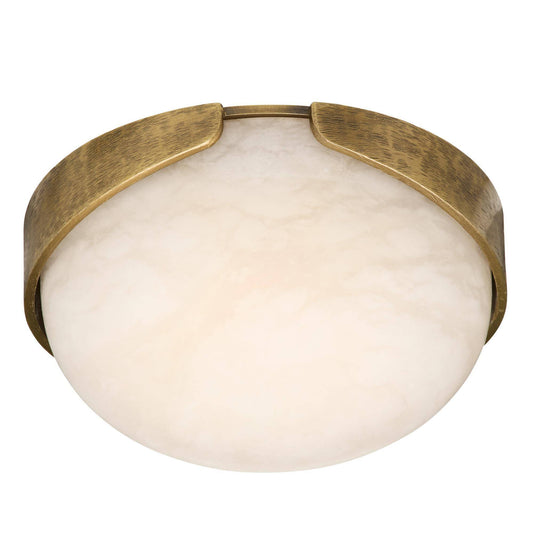 Arteriors Home Elara Mini Flush Mount Antique Brass