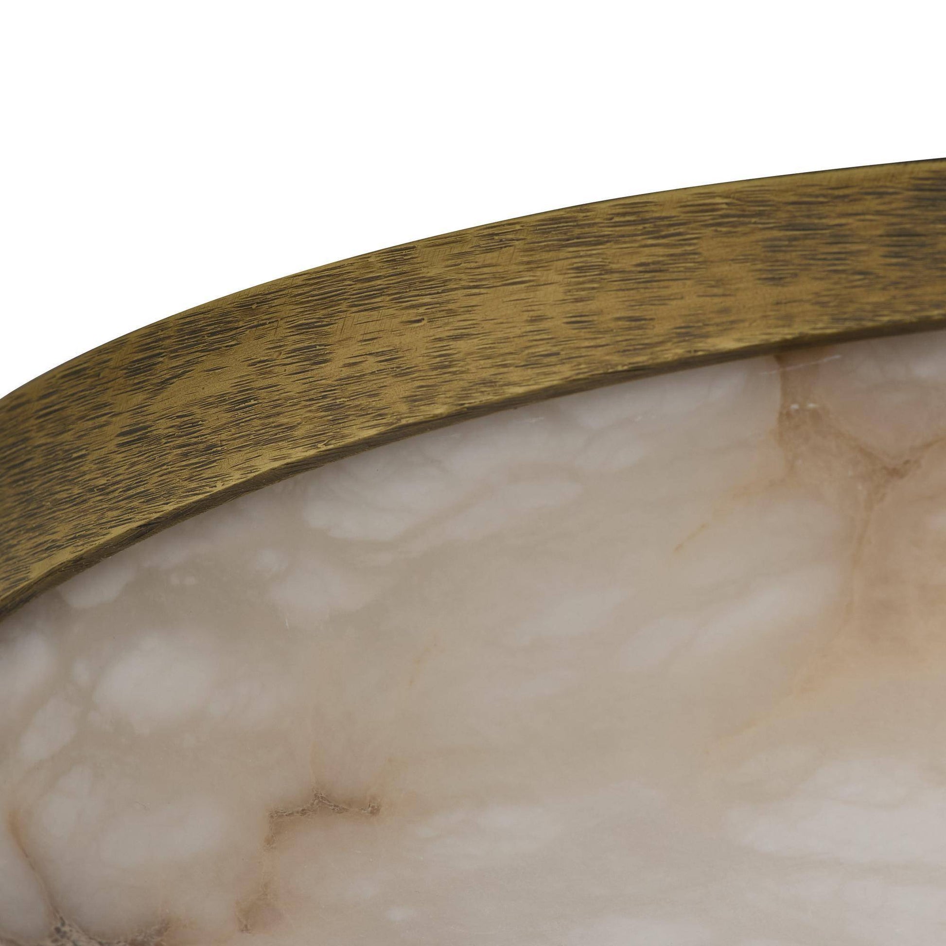 Arteriors Home Elara Flush Mount Antique Brass