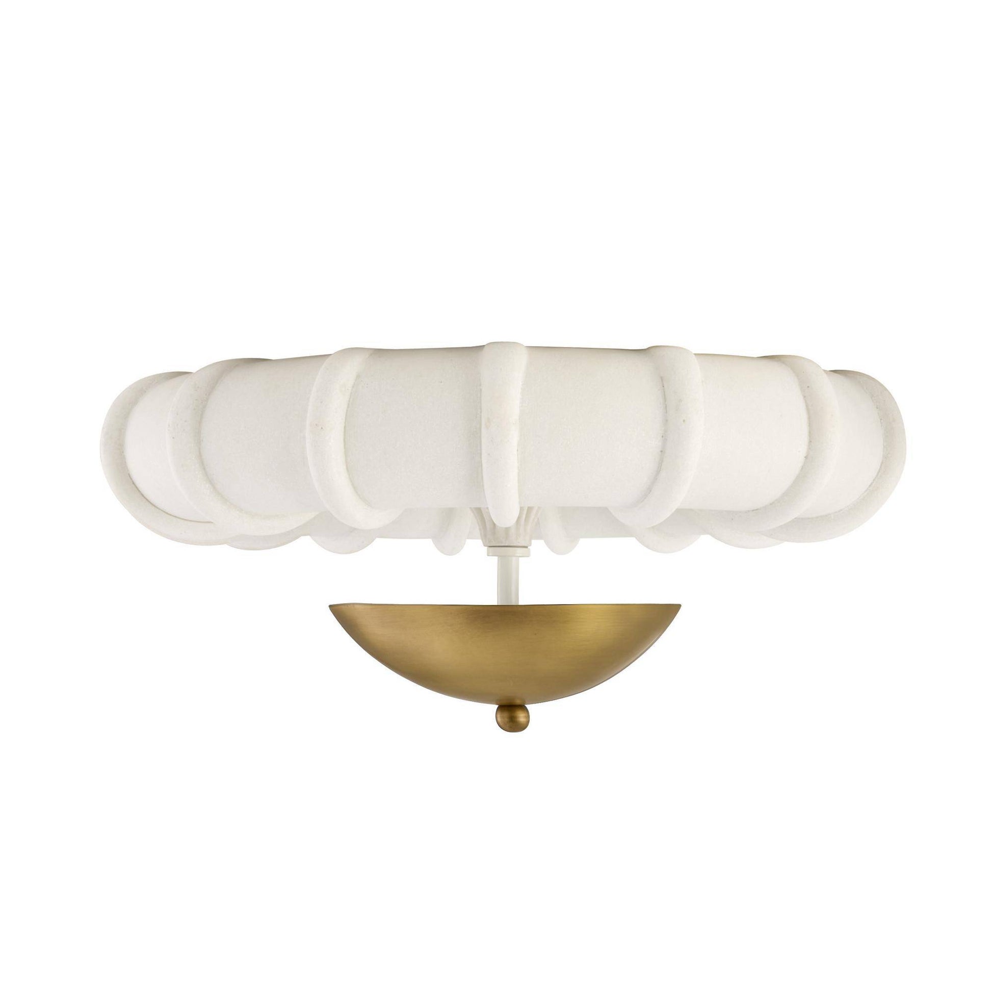 Arteriors Home Camella Small Flush Mount Antique Brass