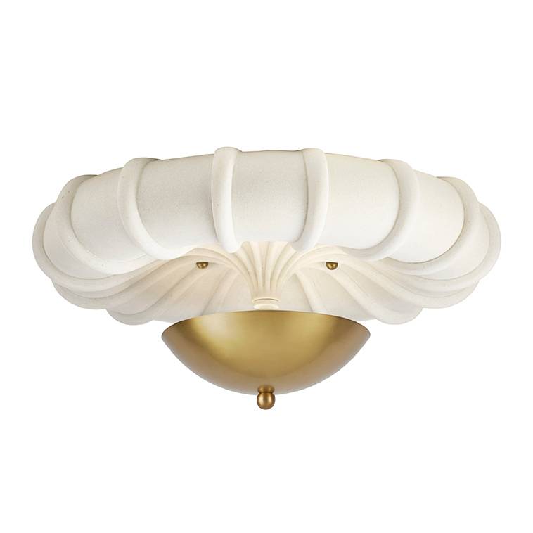 Arteriors Home Camella Small Flush Mount Antique Brass