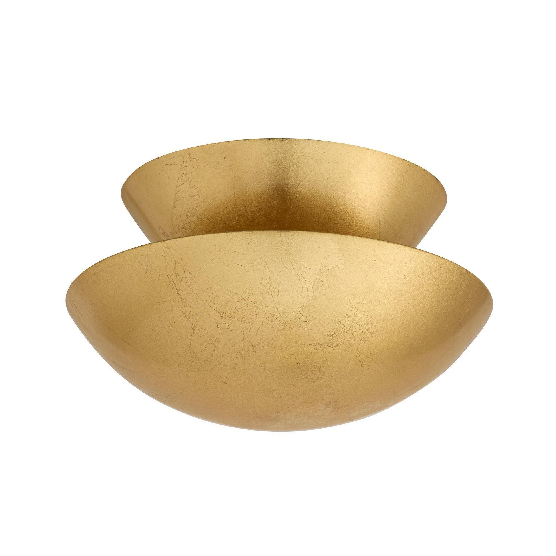 Arteriors Home Florko Mini Flush Mount Gold Leaf