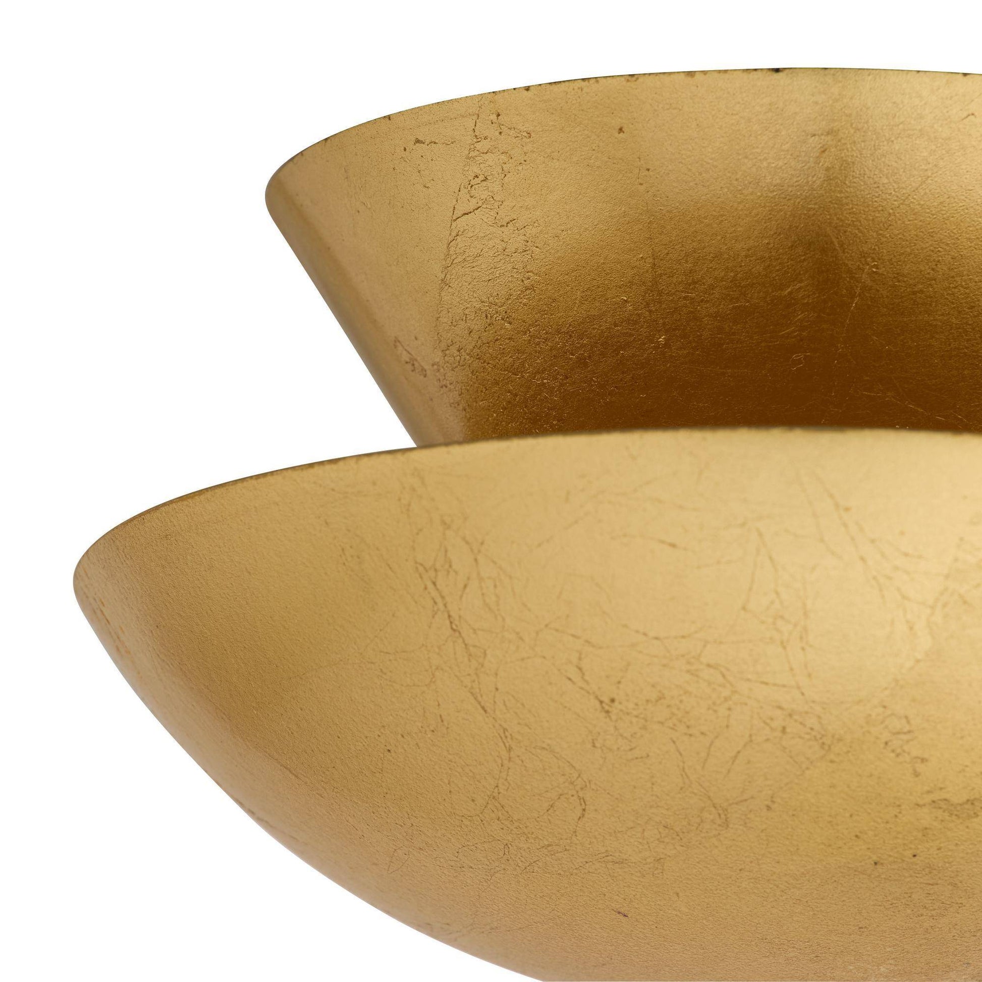 Arteriors Home Florko Mini Flush Mount Gold Leaf