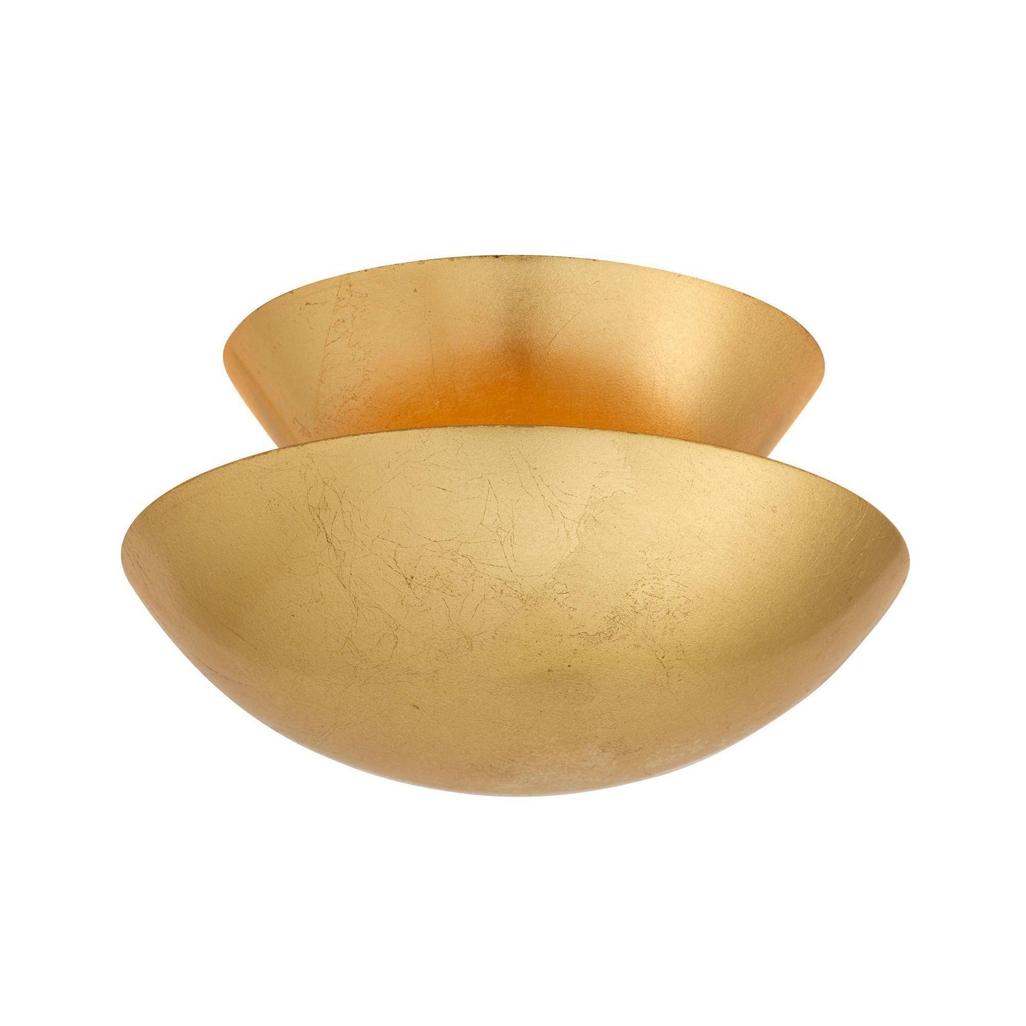Arteriors Home Florko Mini Flush Mount Gold Leaf